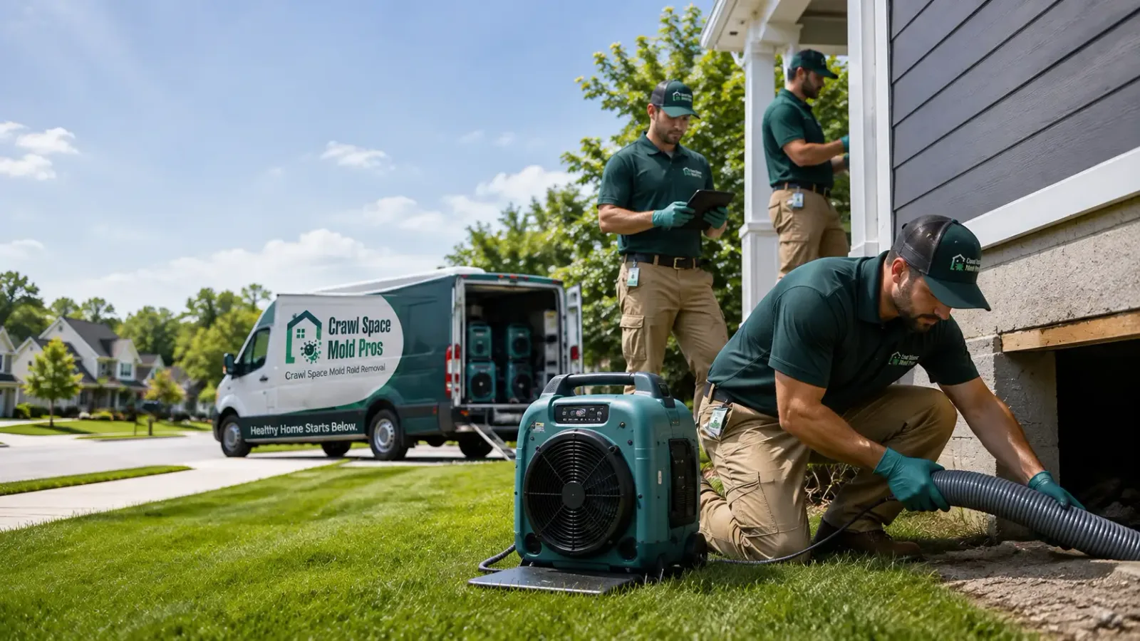 Crawl Space Mold Removal in Triumph, IL